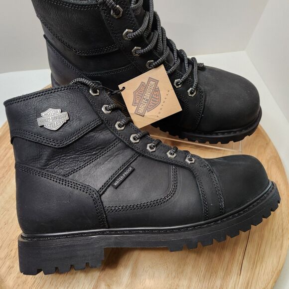 Harley-Davidson Lagarto CT Work Boots – Men’s 9.5 | Black | Composite Toe - Picture 2 of 13